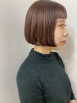レコ 渋谷(LECO)&nbsp;ミニボブ×オレンジブラウン