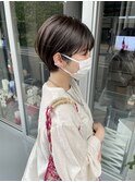 絶壁解消☆可愛いショートボブ×柔らかベージュ　Sac.栃木優佑