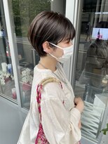絶壁解消☆可愛いショートボブ×柔らかベージュ　Sac.栃木優佑