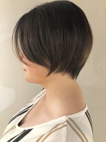 リバレッジ 白金(Leverage)&nbsp;大人柔らかフォギーベージュハンサムショートカット