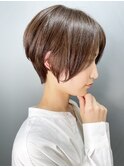 《knit銀座》大人可愛い20代30代40代ショートボブ丸み前下がり