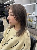 ダークアッシュ/韓国ツヤカラー/ラベンダーブラウン[肥後橋駅]