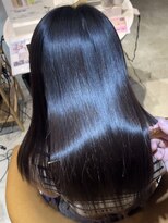 ロンド シャルム 吉祥寺(Lond charme) 美髪ストレート ミディアムヘア グレージュカラー