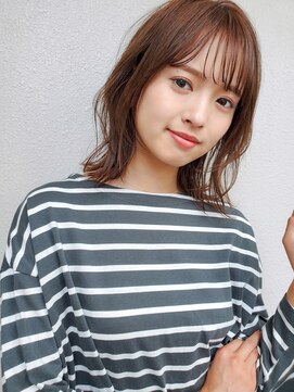 ガーデン オオタカノモリ(garden otakanomori) 韓国似合わせレイヤーカット×ブランジュ前髪フェイスレイヤー