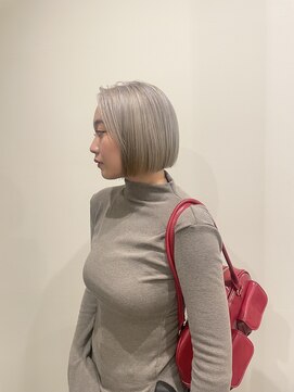 ユニコ(unico) ボブ/ホワイトブロンド/ベージュ