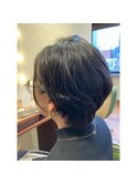 20×30×40代×似合わせカット×くせ毛ショート×お手入れ簡単