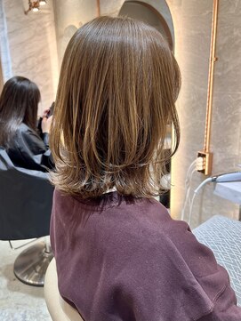 ロンド エスポワール 錦糸町(Lond espoir) ◯切りっぱなしボブ美髪エアリーロングピンクブラウンくびれ巻き