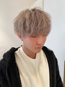 コト 福井大和田店(coto) ミルクティーベージュ  メンズスタイル　福井美容室