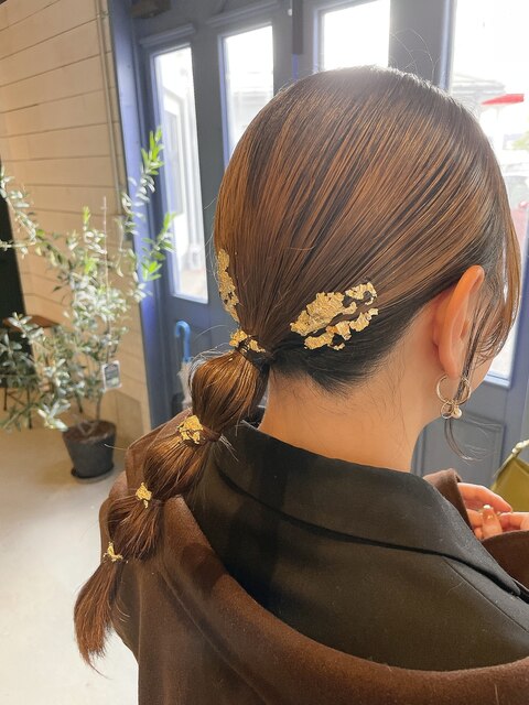 お呼ばれヘアアレンジ