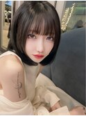 【kumu】姫カットボブ×ブルーブラック.