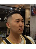 スキンフェード アップスタイル メンズショート