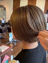 アイノアシェール 西宮(AInoa Cher) 透明感カラー/ココアベージュ/似合わせショート