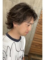 ヘアカロン 熊本本店(Hair CALON)&nbsp;メンズカットサーフカールパーマメッシュハイライト