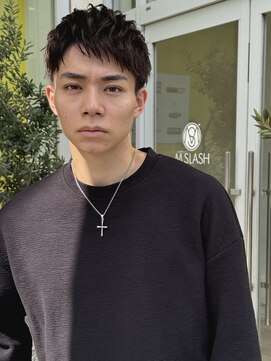 エムスラッシュ アヴェダ 自由が丘(M.SLASH AVEDA) ショート/メンズカット/ニュアンスパーマ/眉毛/メンズパーマ