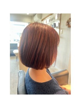 ヘアースタジオリリー(HAIR STUDIO Lilly) 前下がりショートボブ