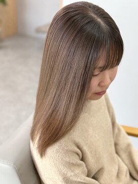 シュアショット(SURE SHOT) アッシュグレージュ髪質改善/カラー/ケアブリーチ/