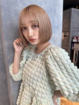 ミンクスオーバー(MINX OVER) メルティカラーフェミニンロング似合わせカット