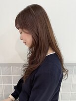 マアム ジー 明大前店(ma'am Zee) ロングレイヤー×明るめ白髪染めスタイル