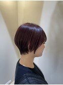 ピンク×ショート