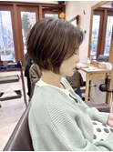 フェザーショート/大人ショート/マロンブラウン/20代30代40代