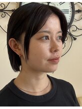 ヘアージン 野々市(hair Jin) ワンレングス＋サスーンボブ