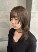 【前髪あり】ナチュラルウルフレイヤー