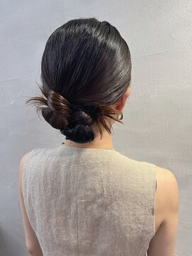 シュリット(schritt) ツインカチモリヘア結婚式ヘアセット青山表参道渋谷エジリ