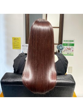 レアワンハナレ センター北美容院(lea/1 HANARE) 艶髪ピンクバイオレットヘア♪