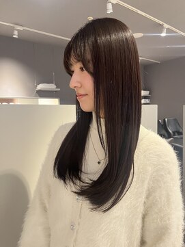 ヘアーエスクールシーユー 枚方T-SITE店(hair S.COEUR×Cu) ピンクブラウンカラー/大阪枚方美容室