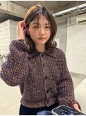 【ブリーチなしオリーブベージュ】