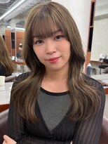 ニコ トウキョウ 渋谷(nico TOKYO)&nbsp;ミディアムレイヤーカット顔周りレイヤーハッシュカット透明感