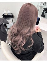 ラルガ 城野店(Raruga)&nbsp;ピンクベージュ/レイヤーカット/ダブルカラー/ブリーチ