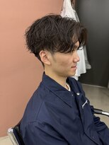 オムズポカ 栄矢場町店(OM's poka)&nbsp;センターパート/シャドウパーマ/ニュアンスパーマ/名古屋メンズ