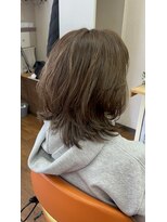 アオタニ ヘア 東向日店(aotani hair) 外ハネミディアム