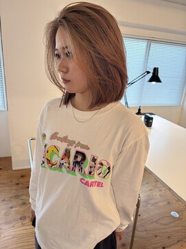 ギャザー 豊橋(Gather) カット、ブリーチカラー