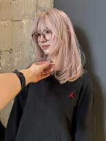 シリー(Silly)&nbsp;ミディアムレイヤーとピンクブロンド