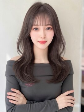 スターズレイ 本川越(STARS ray) グレージュ アッシュ くびれ巻き 髪質改善 顔周りカット ツヤ髪