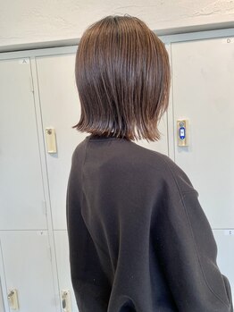 アデプト 綾瀬店(adept)の写真/ショートが映える艶髪トリートメント【綾瀬ショートボブ特化】