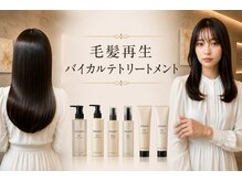 こちらは足し算美容の考え方「毛髪強度140%」で叶える、髪質改善トリートメント【髪質再生バイカルテ】