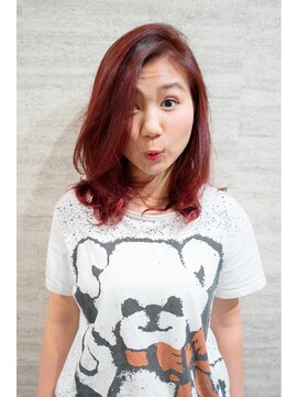 ブース(booth) チェリーレッド