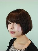 ［-tre-］栗カラー×ショートボブ