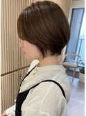 中川陽南子【丸みショートボブ/フォギーベージュオリーブ】