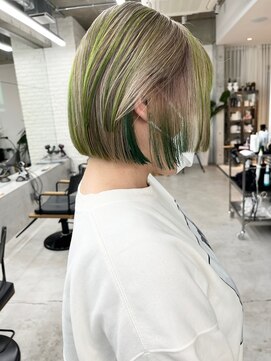 アンドスタイル(&style) 【大名店　江藤】デザインカラー　インナーカラー