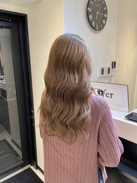 シファー(～Cifer) ショコラアッシュふんわりカール寒色系カラーお客様ヘア☆