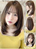 大人気★【レイヤーカット×さらっと髪質改善ストレート】京佳