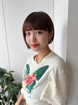 サンド 鹿児島中央(sand) 黒髪/グレーベージュ/レイヤーロング/前髪パーマ[鹿児島駅]