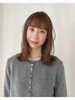 トレンチ(TRENCH)&nbsp;ミディアム×顔まわりレイヤー