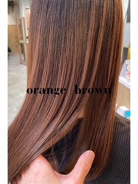 シャルムバイケンジ(Charm.by KENJE) 【オレンジブラウン】似合わせカット/カラー/トリートメント