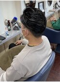 ツーブロックのハイライトカラー