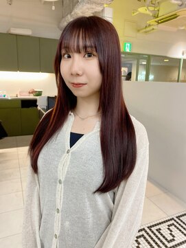 ラヴィズム(LUVISM) ミディアム顔周りレイヤーおくれ毛前髪万代新潟